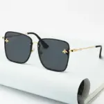 Luxury Oversized Rimless Sunglasses For Women - Image 2