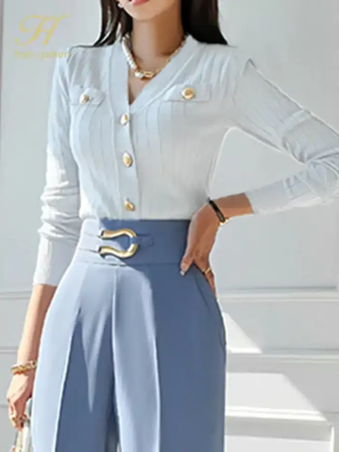 New Knitted V-Neck Cardigan For Women - Image 5