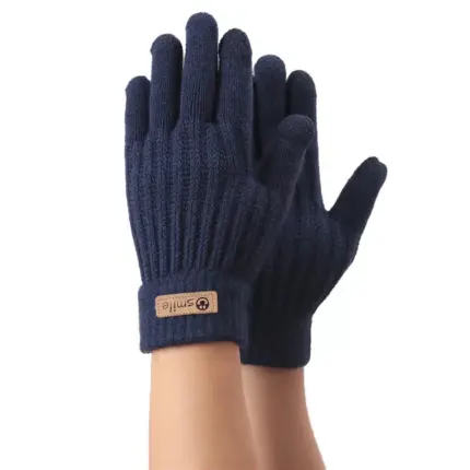 Knitted Finger Touchscreen Gloves
