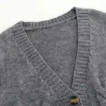 V-Neck Cropped Cardigan For Women - Image 5