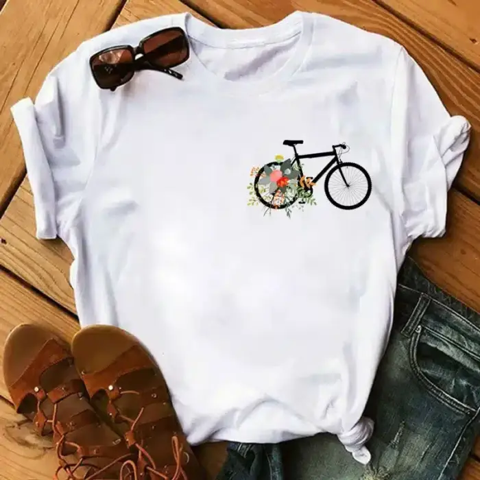 Casual Pattern T-shirt For Women - Image 3