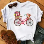 Casual Pattern T-shirt For Women - Image 6