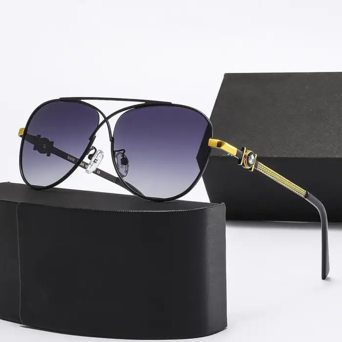 Unisex Vintage Polarized Sunglasses - Image 4