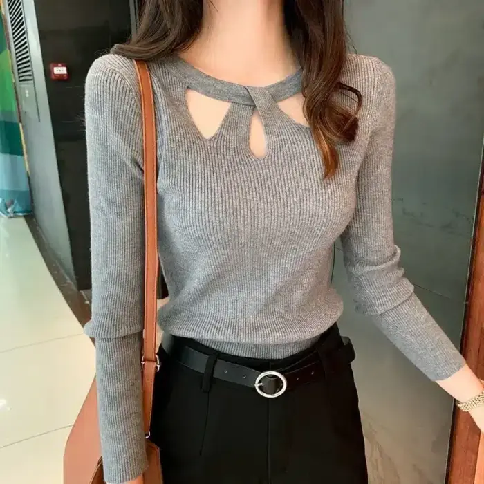 New O-neck Sweater For Women - Image 3