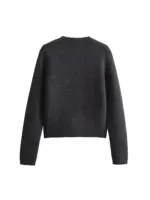 Knitted Long Sleeve Cardigan For Women - Image 3