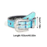Sparkling Rhinestone Belt For Women - Image 6