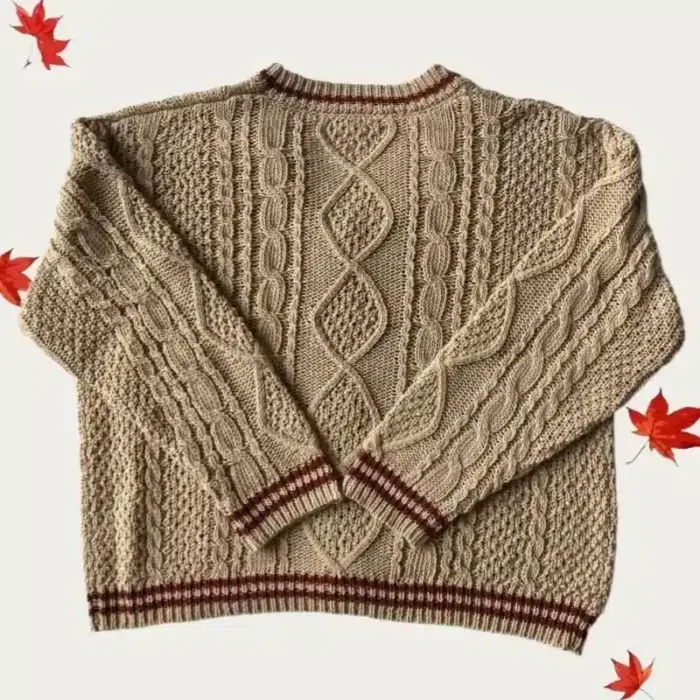 Warm Leaves Cardigan For Women - Image 2