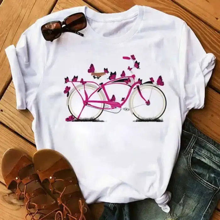 Casual Pattern T-shirt For Women - Image 1