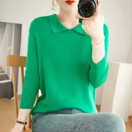 Vintage Knitted Sweater For Women