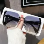 New Casual Trimmed Sunglasses For Women - Image 4