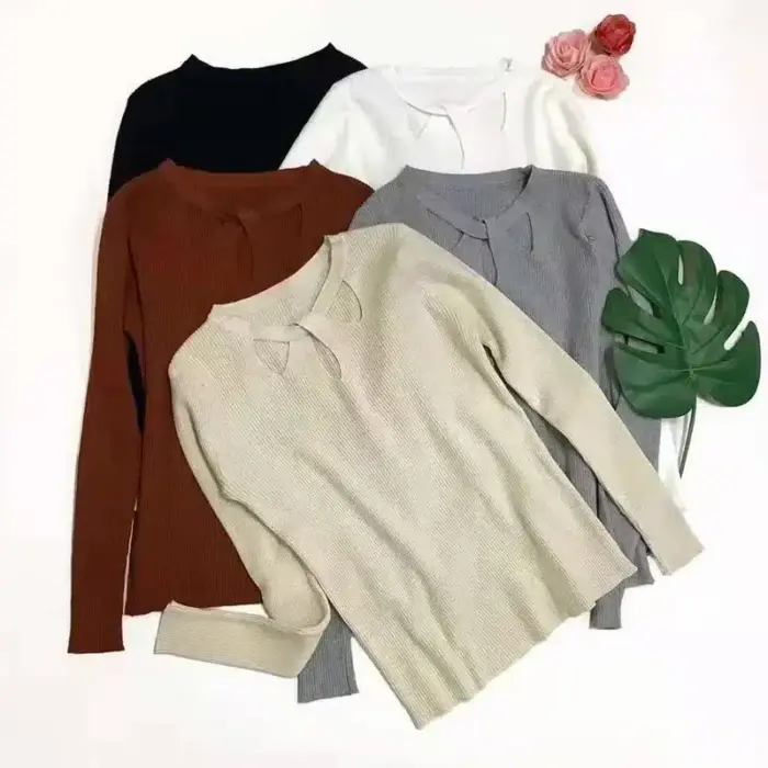 New O-neck Sweater For Women - Image 5