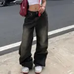 Low Waist Baggy Jeans For Women - Image 2