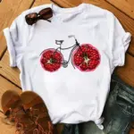 Casual Pattern T-shirt For Women - Image 5