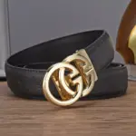 Unisex Luxury Belt With Metal Buckle