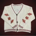 Warm Leaves Cardigan For Women - Image 4