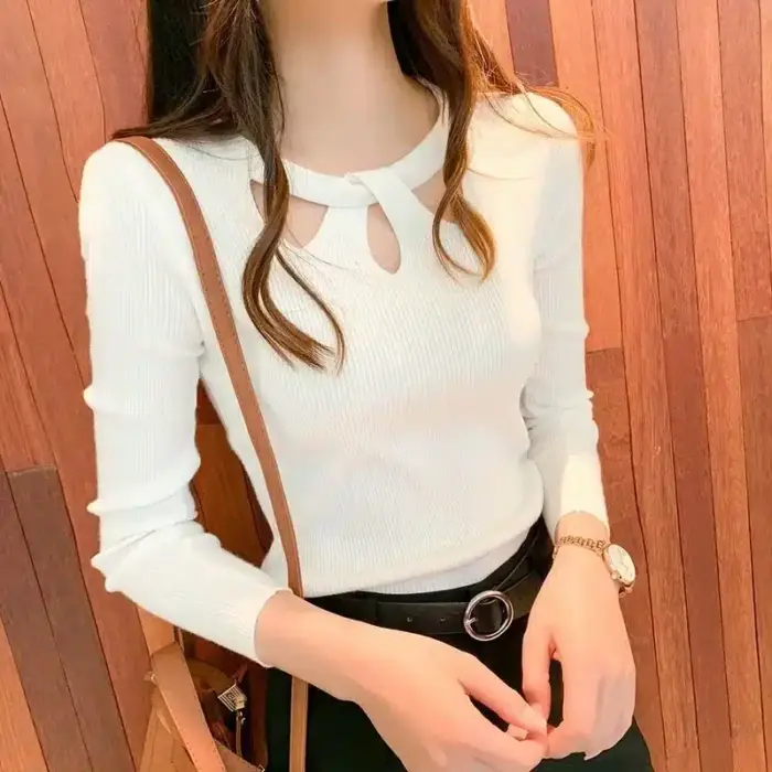 New O-neck Sweater For Women - Image 4