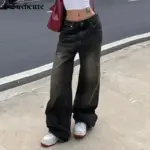 Low Waist Baggy Jeans For Women
