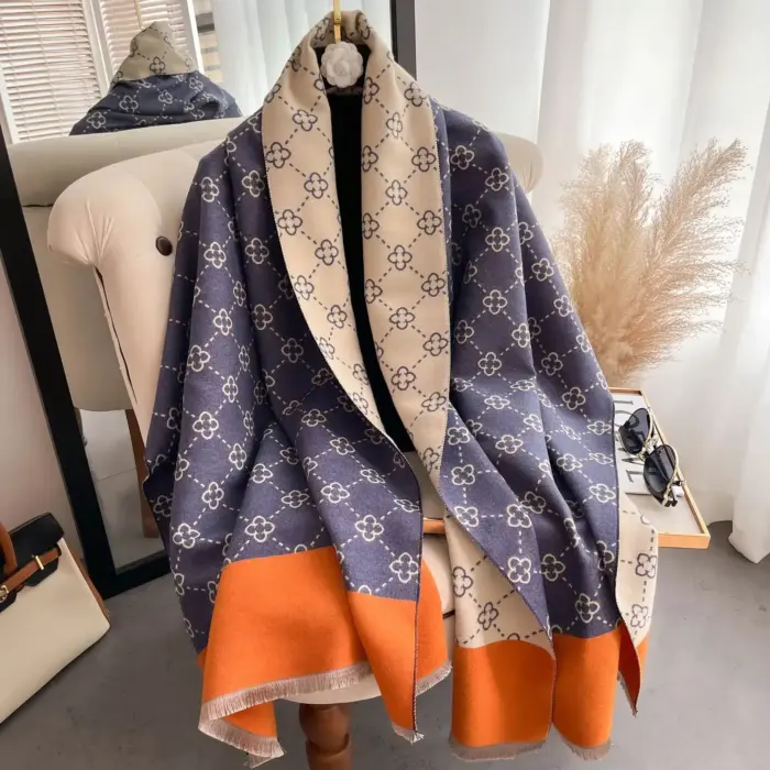 Luxury Winter Cashmere Scarf For Women - Image 3