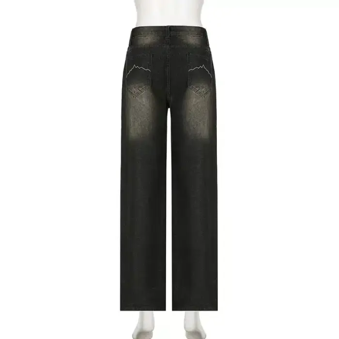 Low Waist Baggy Jeans For Women - Image 6
