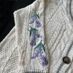 Warm Flowers Cardigan For Women - Image 2