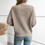 Casual V-neck Cardigan For Women - Image 3