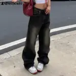 Low Waist Baggy Jeans For Women - Image 3