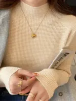 Casual Turtleneck Sweater For Women - Image 3