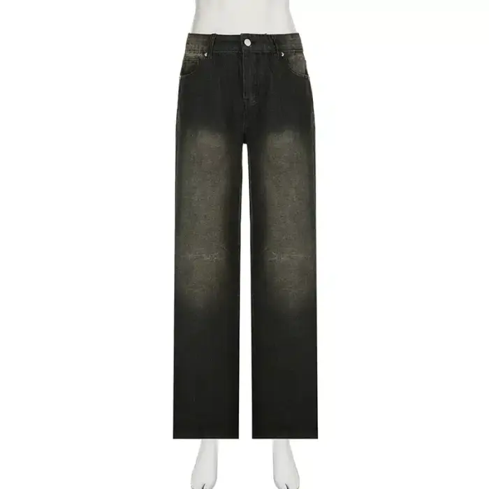 Low Waist Baggy Jeans For Women - Image 5