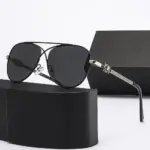 Unisex Vintage Polarized Sunglasses - Image 3