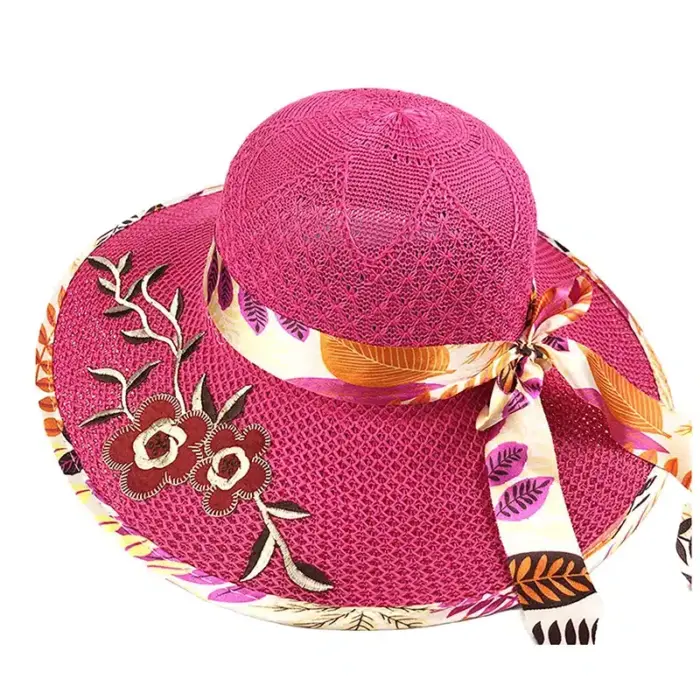 Wide Brim Beach Hat For Women - Image 1
