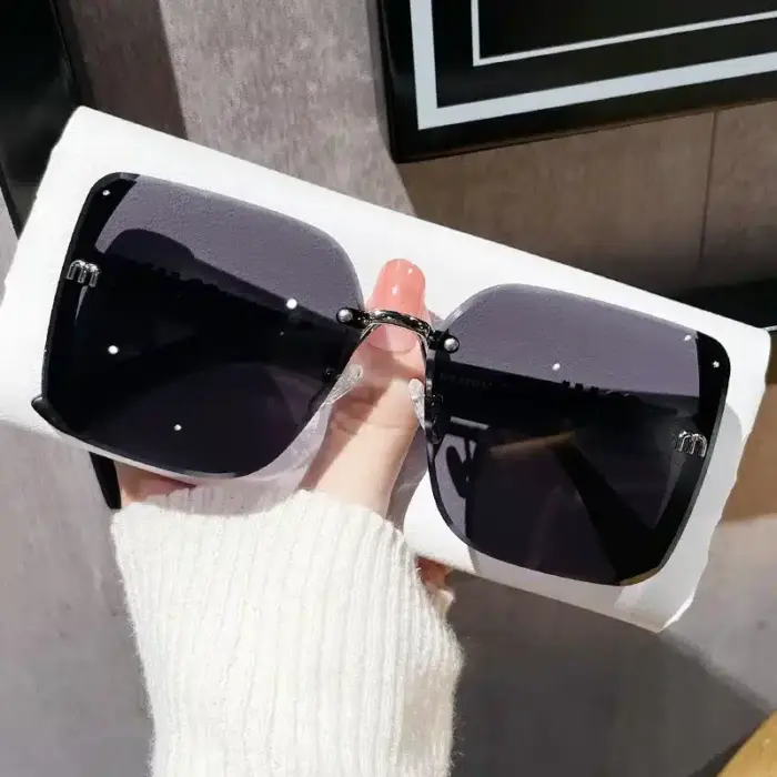 New Casual Trimmed Sunglasses For Women - Image 2
