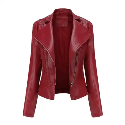 Women's Punk Leather Jacket