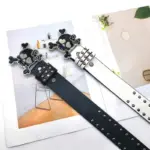 Skull Buckle Belt For Women - Image 3