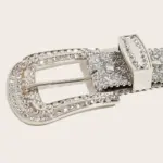 Sparkling Rhinestone Belt For Women - Image 5