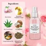 Organic Rose Water Facial Toner - Image 3