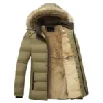 Casual Fleece Parka Jacket For Men - Image 3