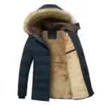 Casual Fleece Parka Jacket For Men
