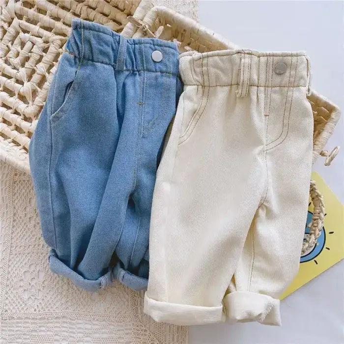 Casual Loose Jeans For Kids - Image 6
