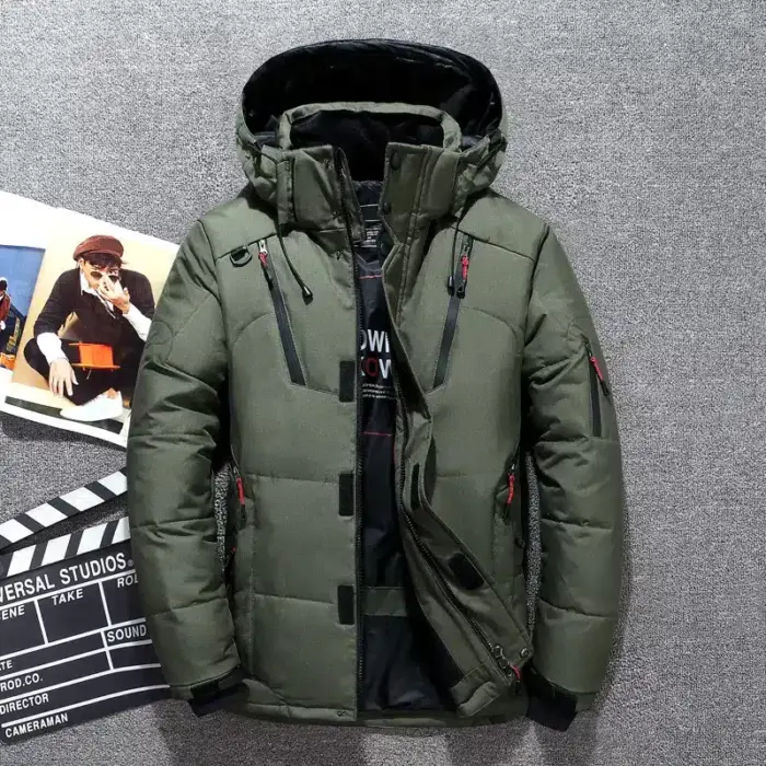Warm Goose Feathers Jacket For Men - Image 4