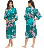 Satin Kimono Robe For Women