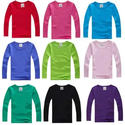 Casual Long Sleeve Top For Children
