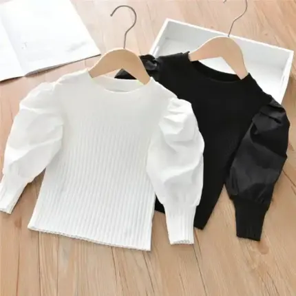 Elegant Puff Blouse For Girls
