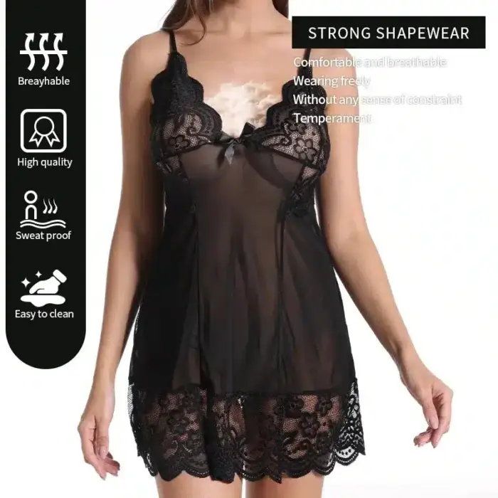 Sexy V-Neck Nightwear For Women - Image 5