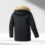 Casual Fleece Parka Jacket For Men - Image 2