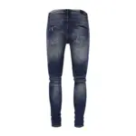 Retro Skinny Fit Ripped Jeans For Men - Image 2