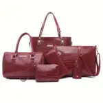 Leather Shoulder Bag set - Image 3