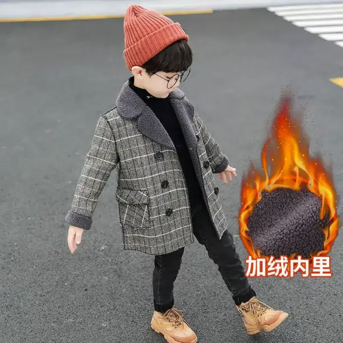 Elegant Warm Coat For Kids - Image 4