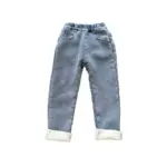 Warm Denim Trousers For Kids - Image 4
