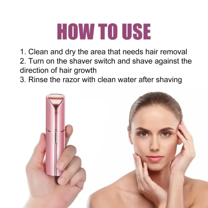 Mini Portable Electric Hair Remover For Women - Image 5