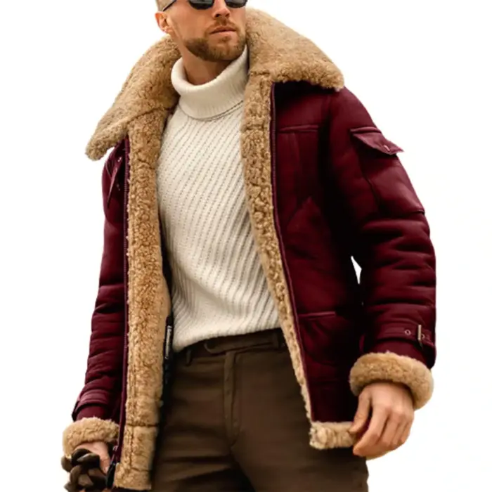 Fashion Leather Jacket For Men - Image 4